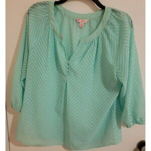 Candie's Mint Green Blouse
